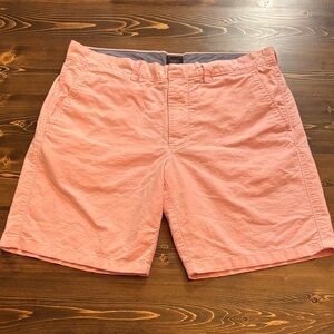 J. Crew Men's Pink Flat Front Shorts